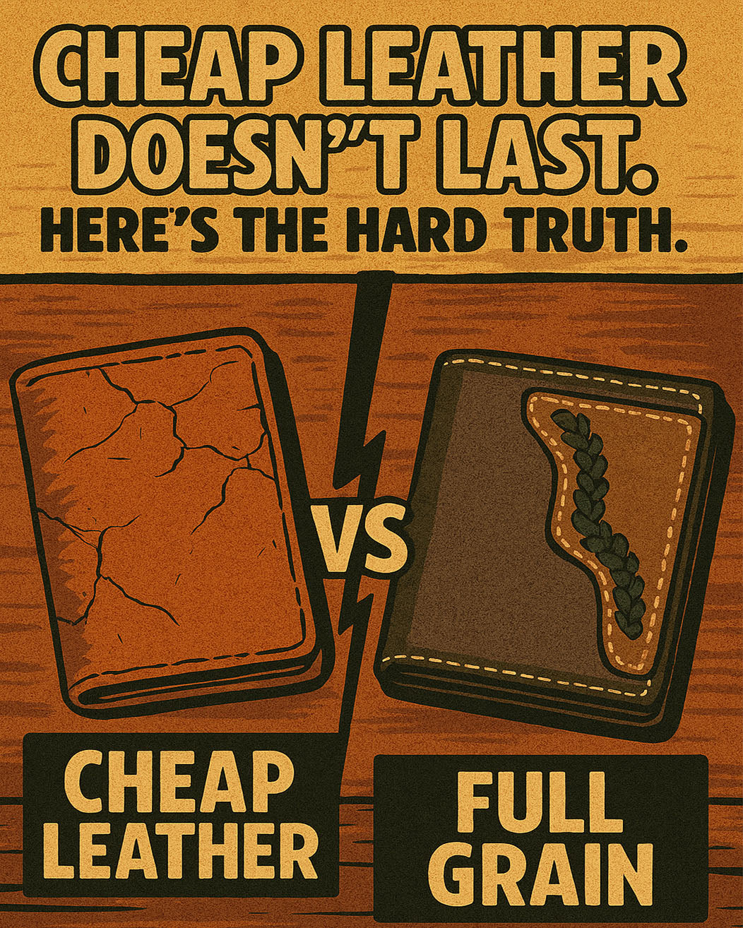 Full Grain vs Genuine Leather: What You’re Really Paying For?