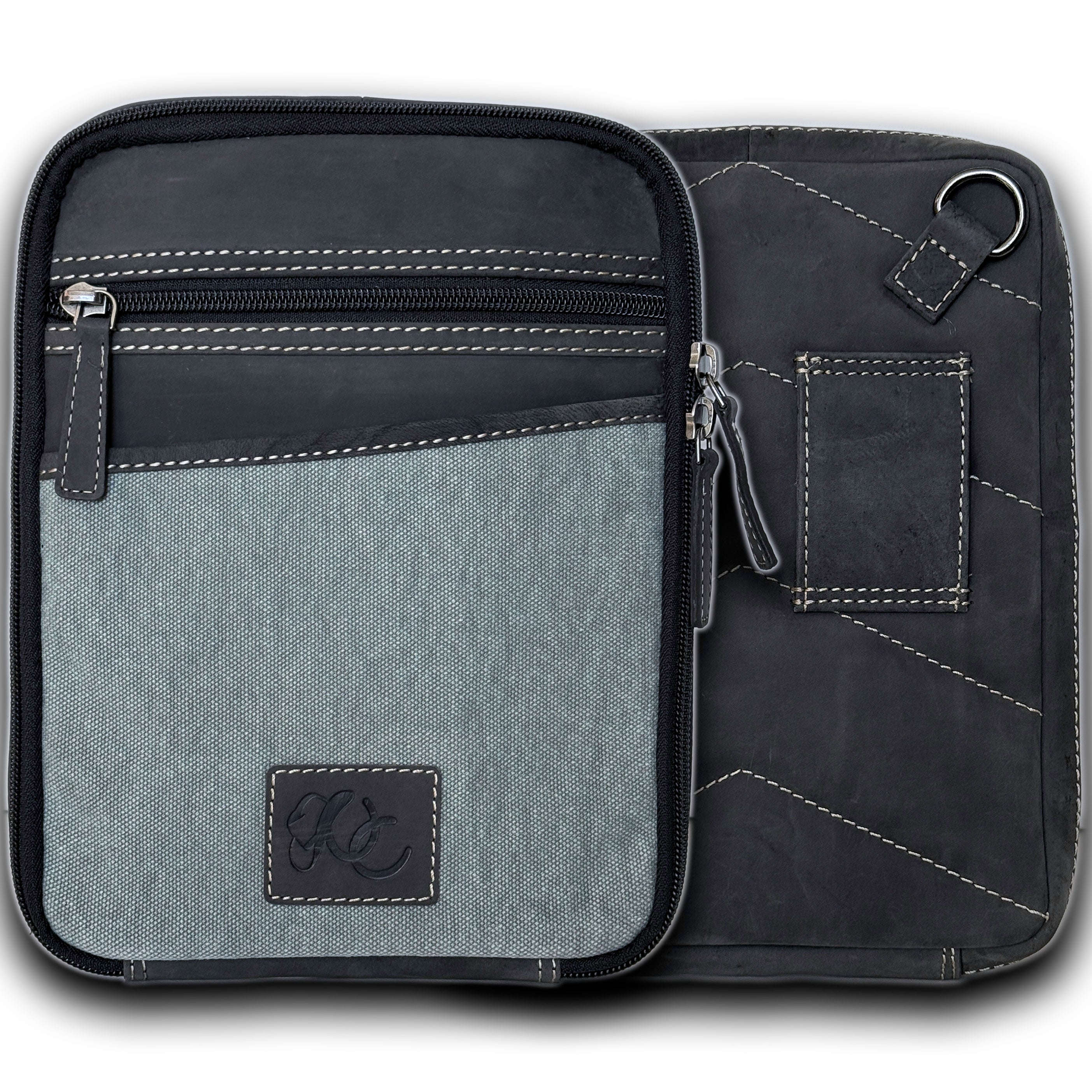 grey pistol front and back