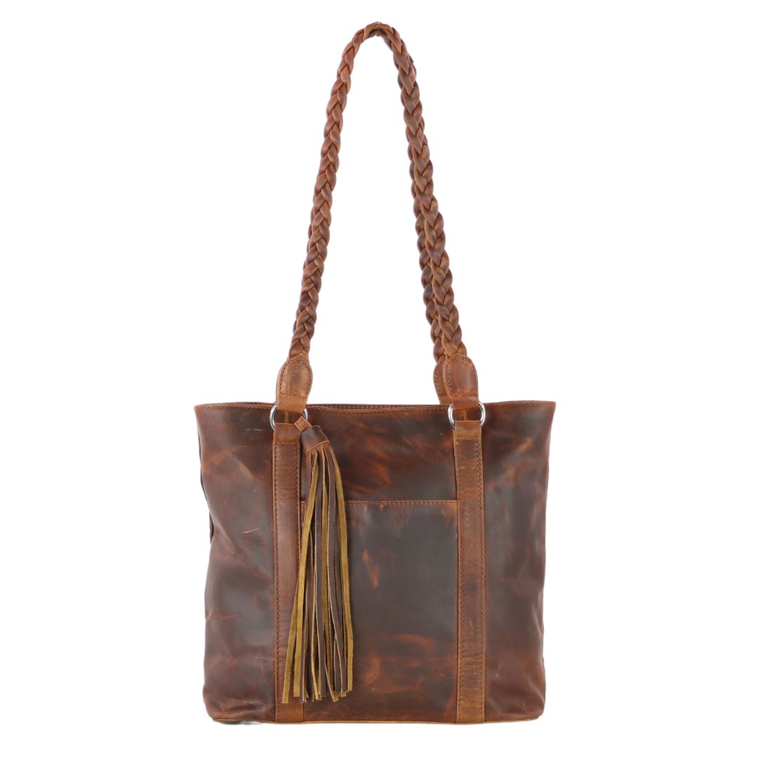 Concealed Carry Bella Leather Tote - Women's Purse for Pistol - Locking Purse with pistol slot - Leather Conceal Carry purse for Women - Concealed carry purse holster - Conceal Carry Handbag for Pistol - Handgun Bags for Women