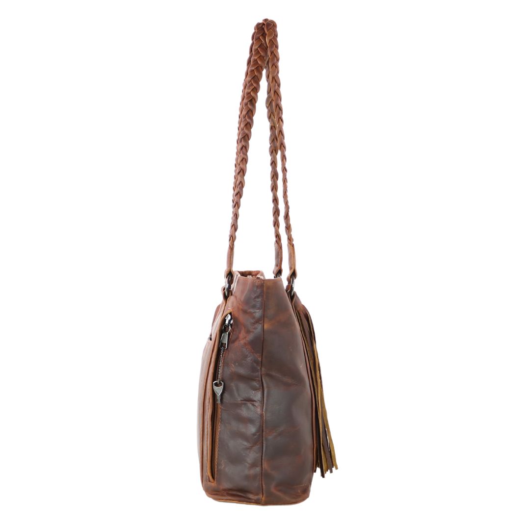 Concealed Carry Bella Leather Tote - Women's Purse for Pistol - Locking Purse with pistol slot - Leather Conceal Carry purse for Women - Concealed carry purse holster - Conceal Carry Handbag for Pistol - Handgun Bags for Women