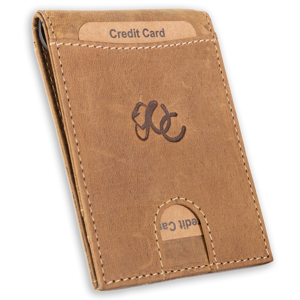 Leather Money Clip Bifold